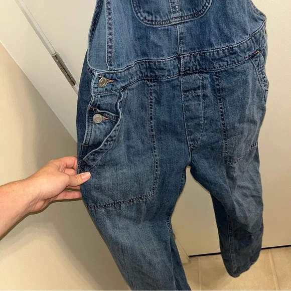 GAP Loose Denim Overalls - Picture 3 of 7